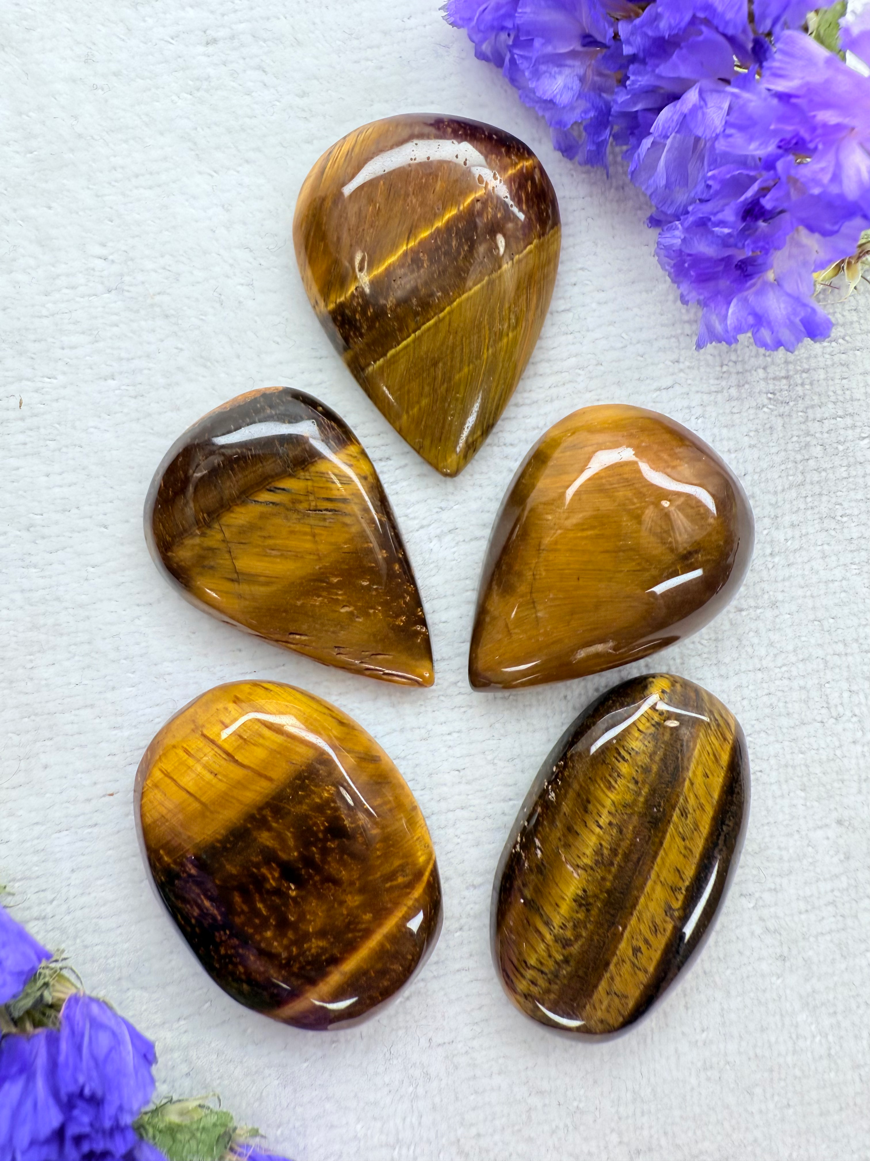 Cabujones de OJO de TIGRE