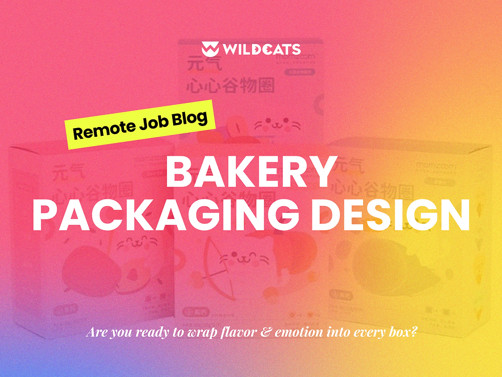 Remote Job Blog: Bakery Packaging Design – Wrapping Flavor & Emotion into Every Box