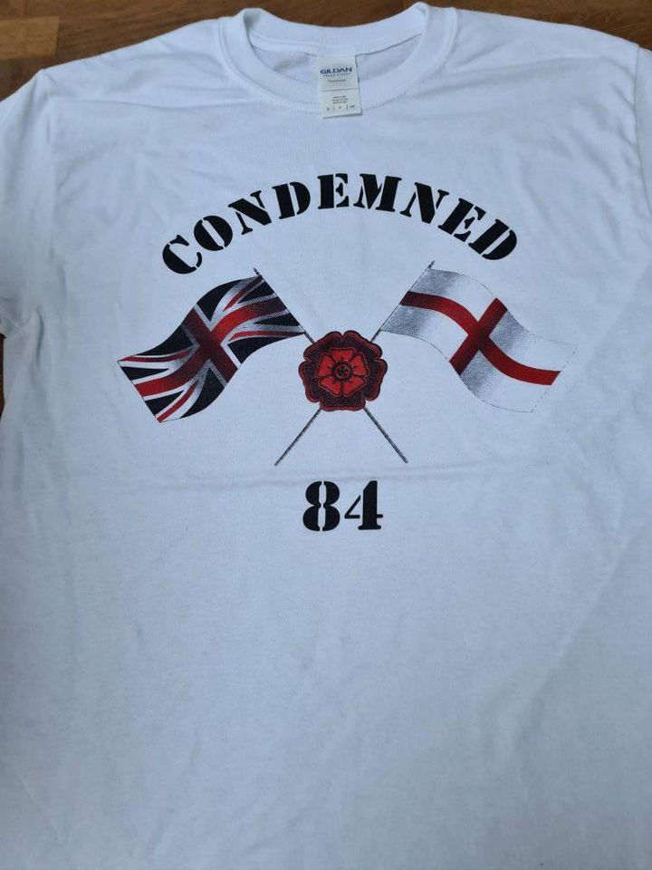 condemned 84 flags official t shirt