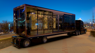 Guesscreative custom mobile retail trailer showcasing movable architecture design for brand activation