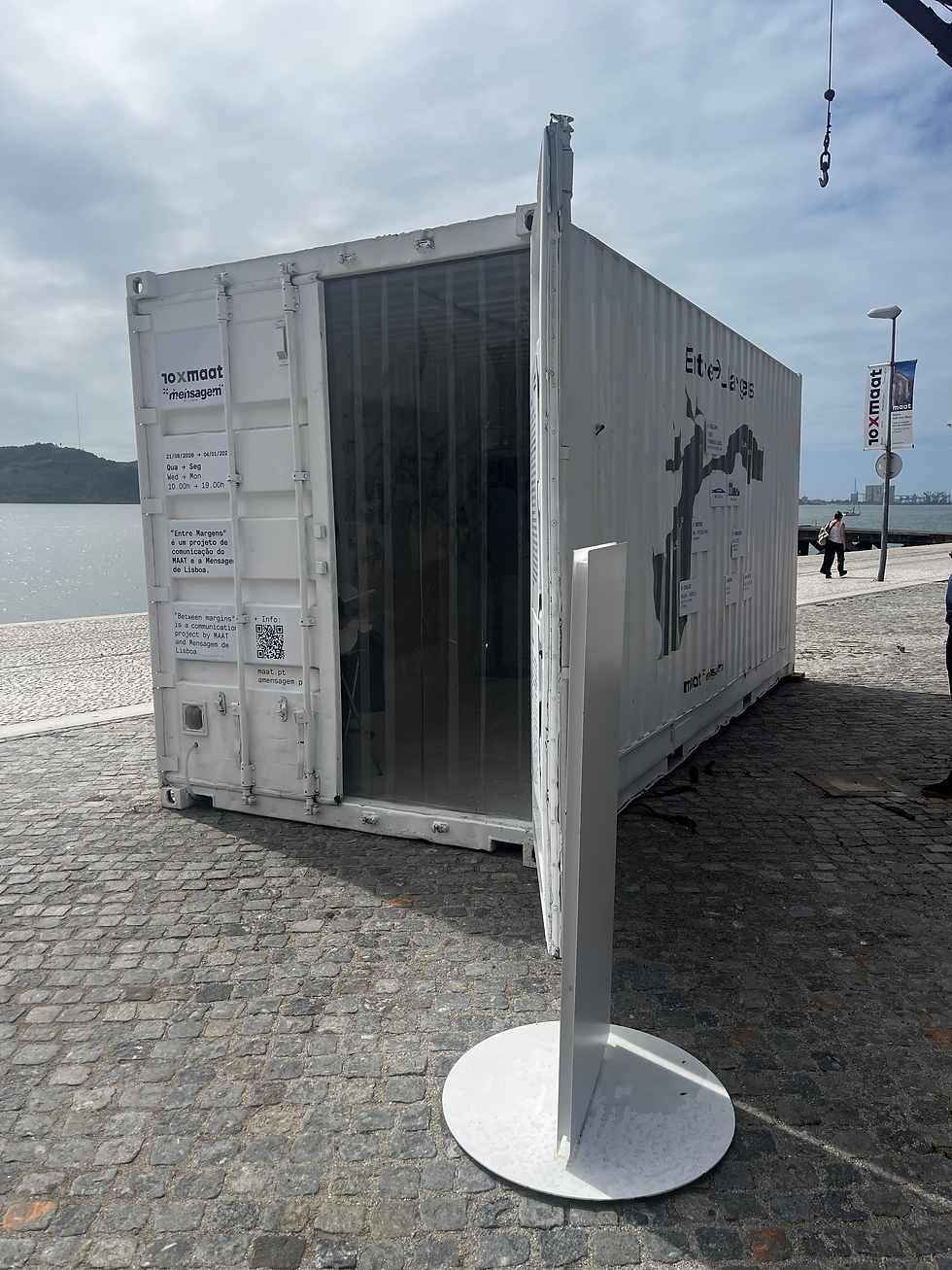 MAAT Shipping Container Exhibit - Lisbon