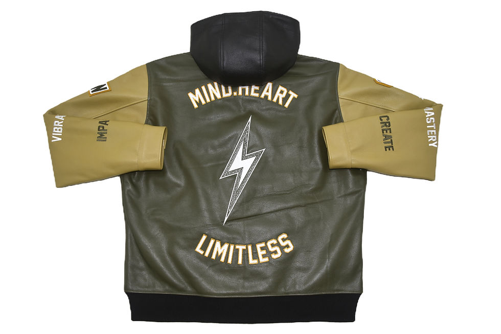 Thumbnail: IX Varsity Leather Jacket
