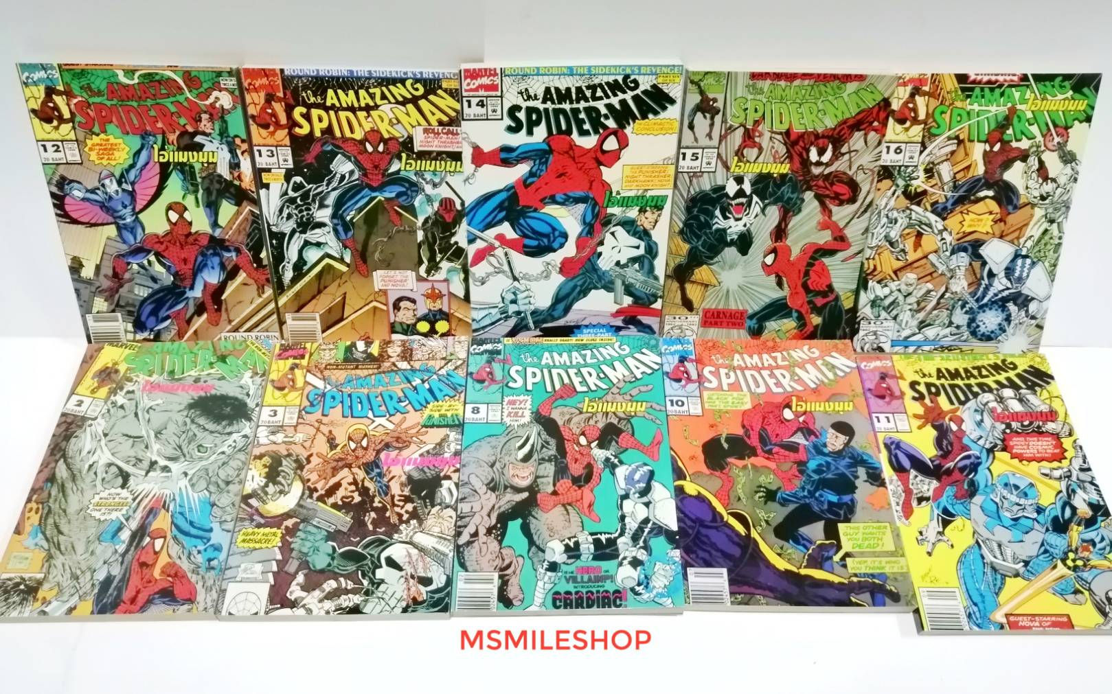 เซ็ทการ์ตูน Amazing spider-man 10 เล่ม สวยมาก
