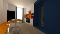 SARH - Coin salon sur coin cuisine