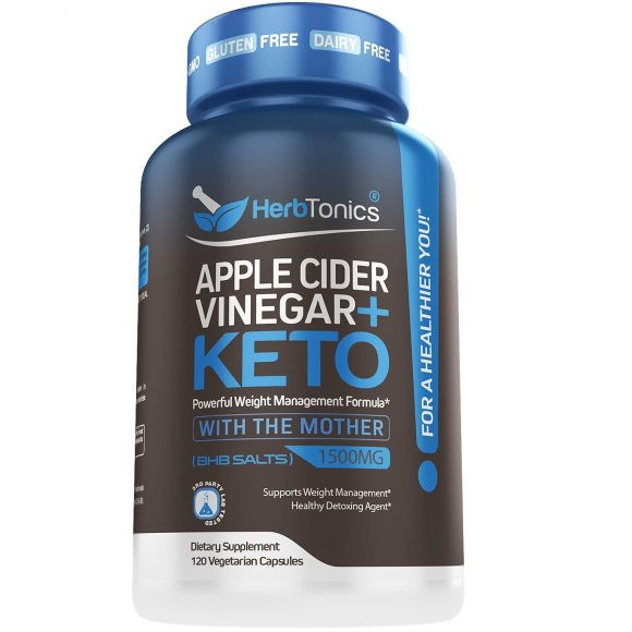 Apple Cider Vinegar Capsules Plus Keto BHB | Fat Burner & Weight Loss Supplement