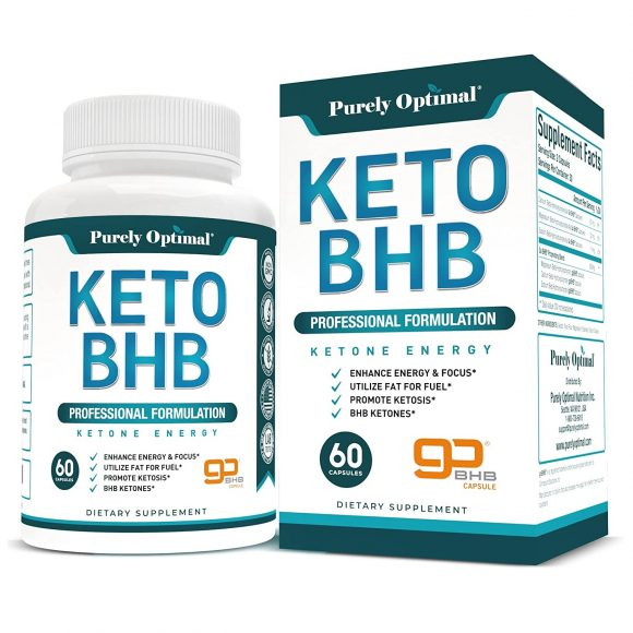 Purely Optimal Premium Keto BHB Diet Pills – Utilize Fat for Energy with Ketosis