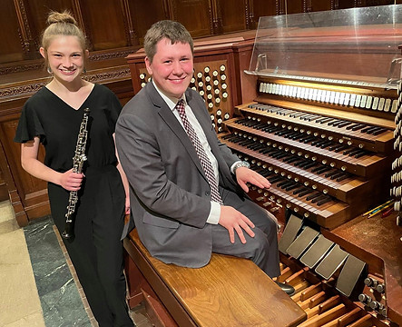 Anne Pinkerton, oboe and Matthew Dion, organ