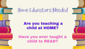 Home Educators Needed - Research on Reading Project