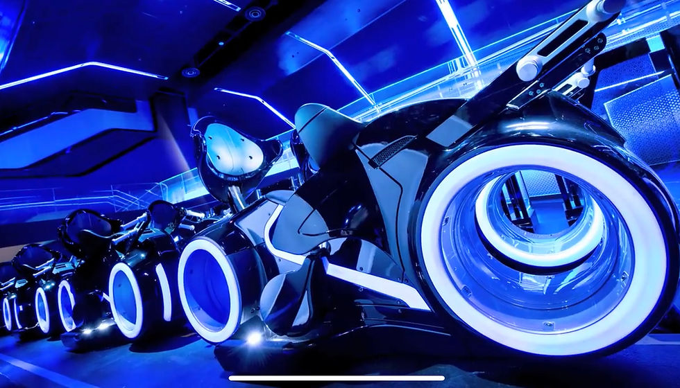 TRON Lightcycle / Run Attraction Reaches Construction Milestone at Magic Kingdom Park