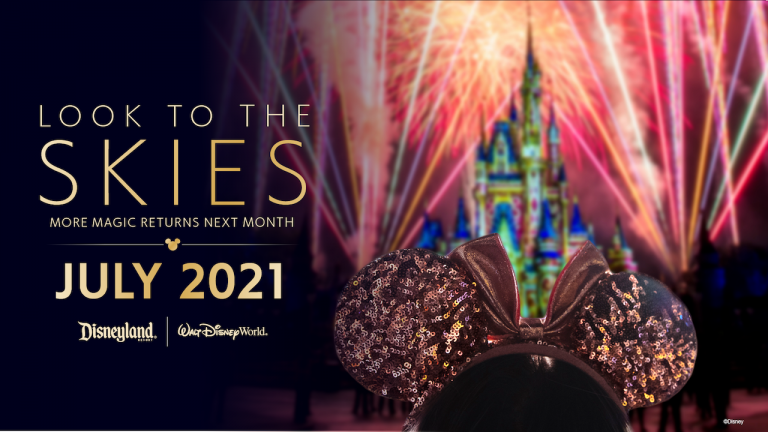 Fireworks to Return To Walt Disney World July 1!