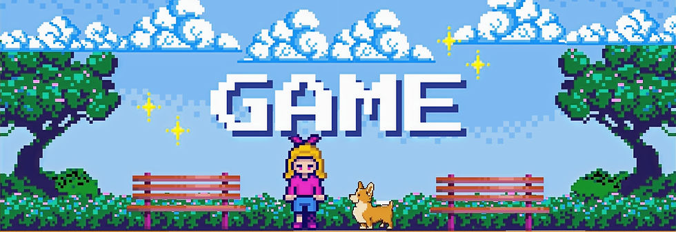 Blue Colorful 8Bit Game Presentation_edi