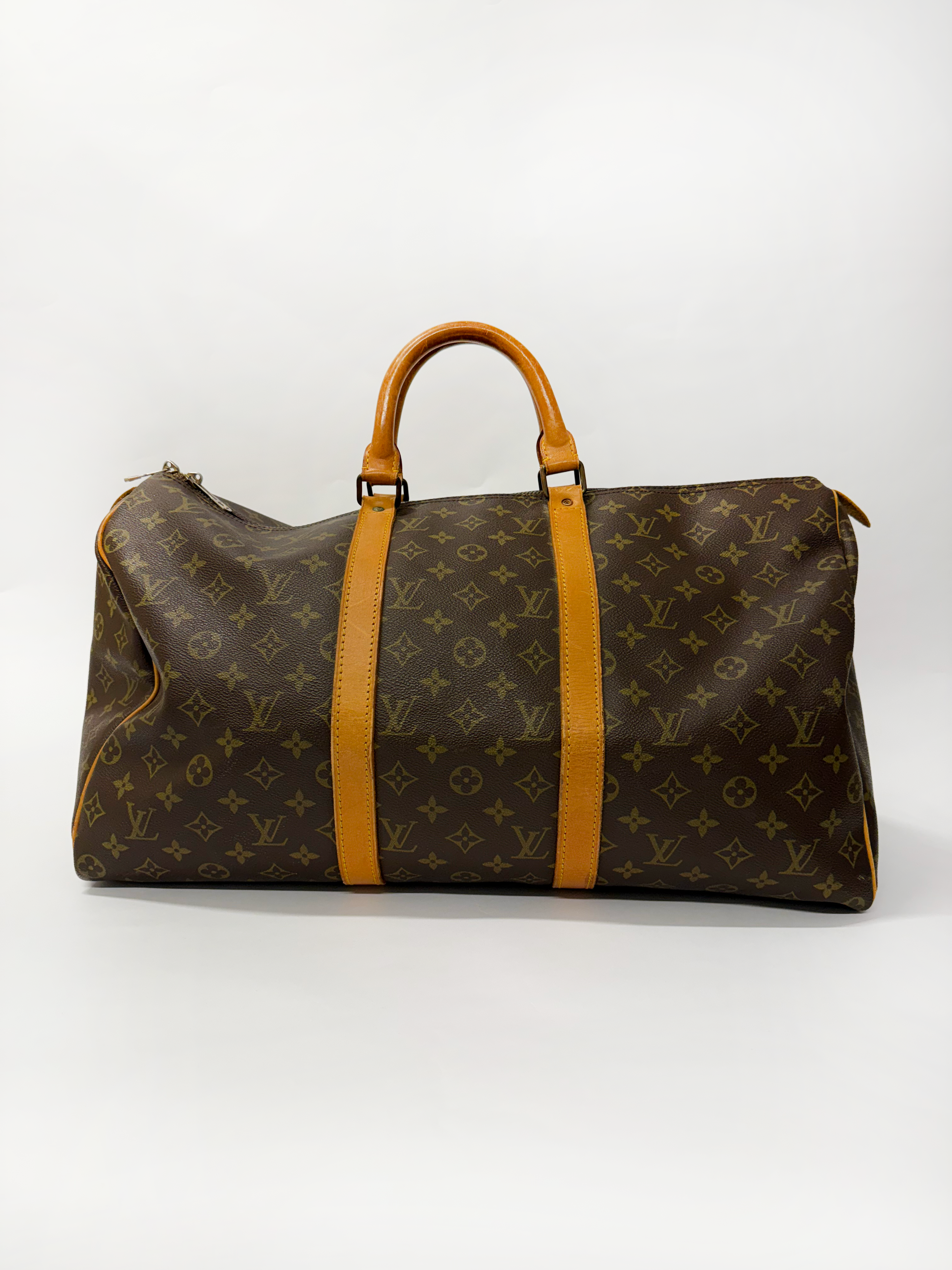 LOUIS VUITTON TAN MONOGRAM KEEPALL 50
