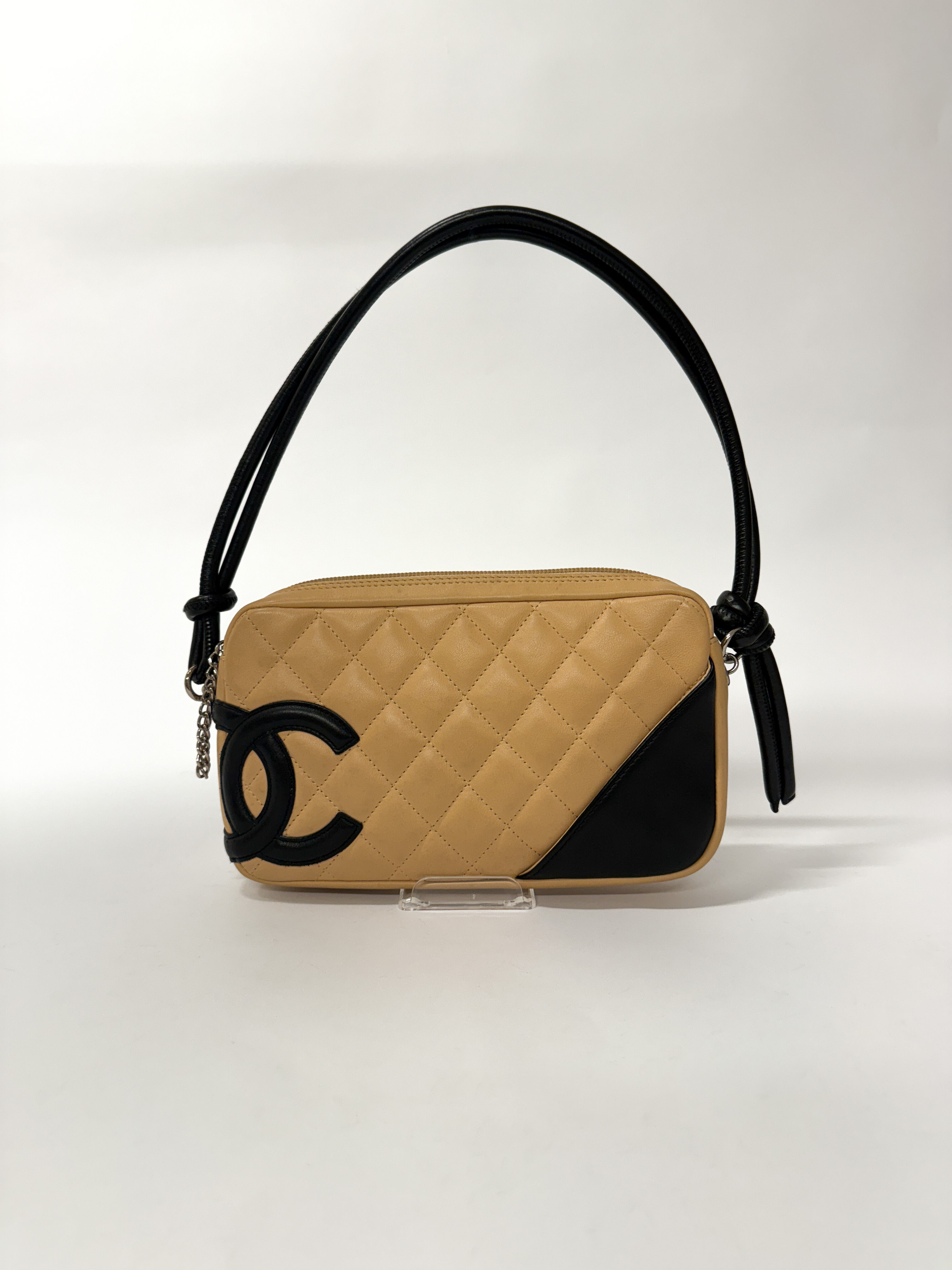 2000s CHANEL RUE CAMBON BEIGE SHOULDER BAG