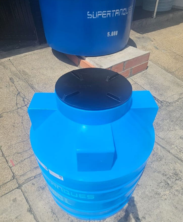 Miniatura: Supertanque HighTank 2000 Litros Reforzado Azul Tapa rosca cierre perfecto