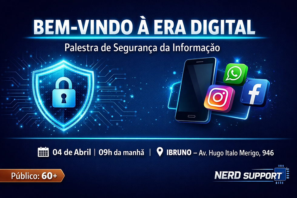 Palestra "Bem-vindo à Era Digital": Segurança da Informação