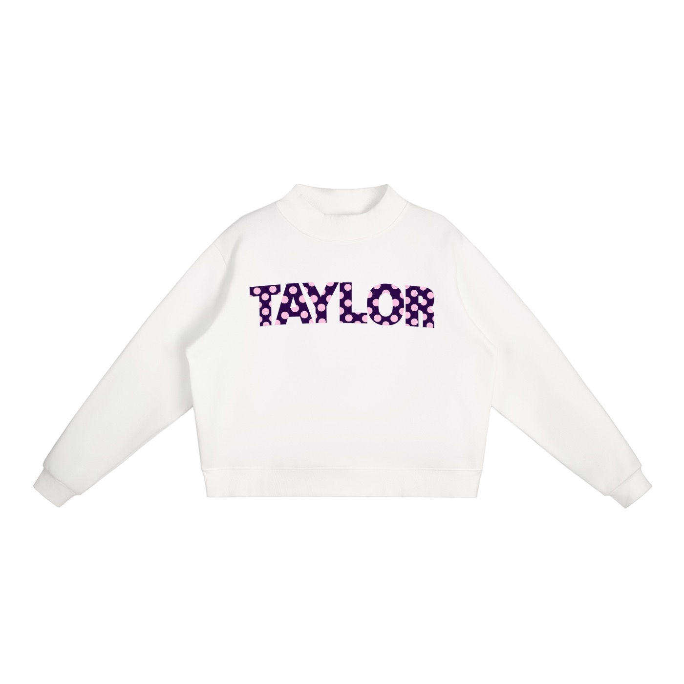 Taylor University polkadot MockNeck