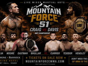 Mountain Force 51 Returns August 1 with Championship Fights, Professional MMA, and Rising Stars