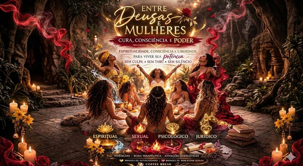 Entre Deusas e Mulheres - Cura, Consciência e Poder