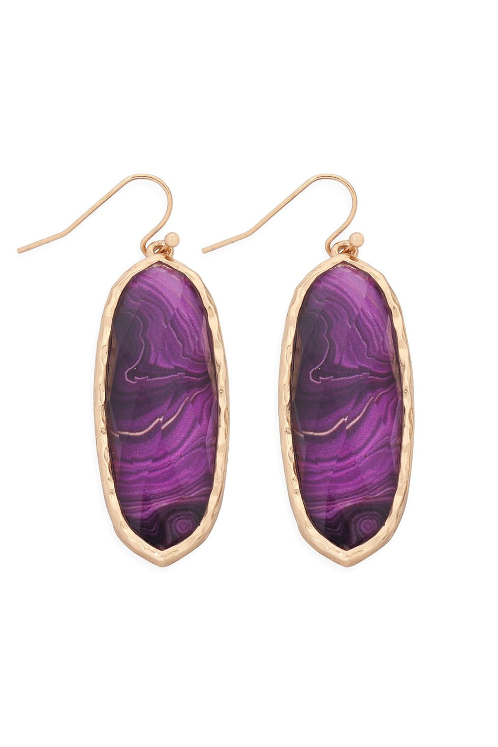 Thumbnail: Ae0341 - Printed Epoxy Earrings