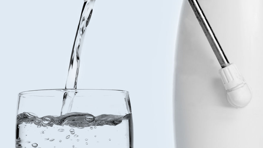 Clean purified and filtered water