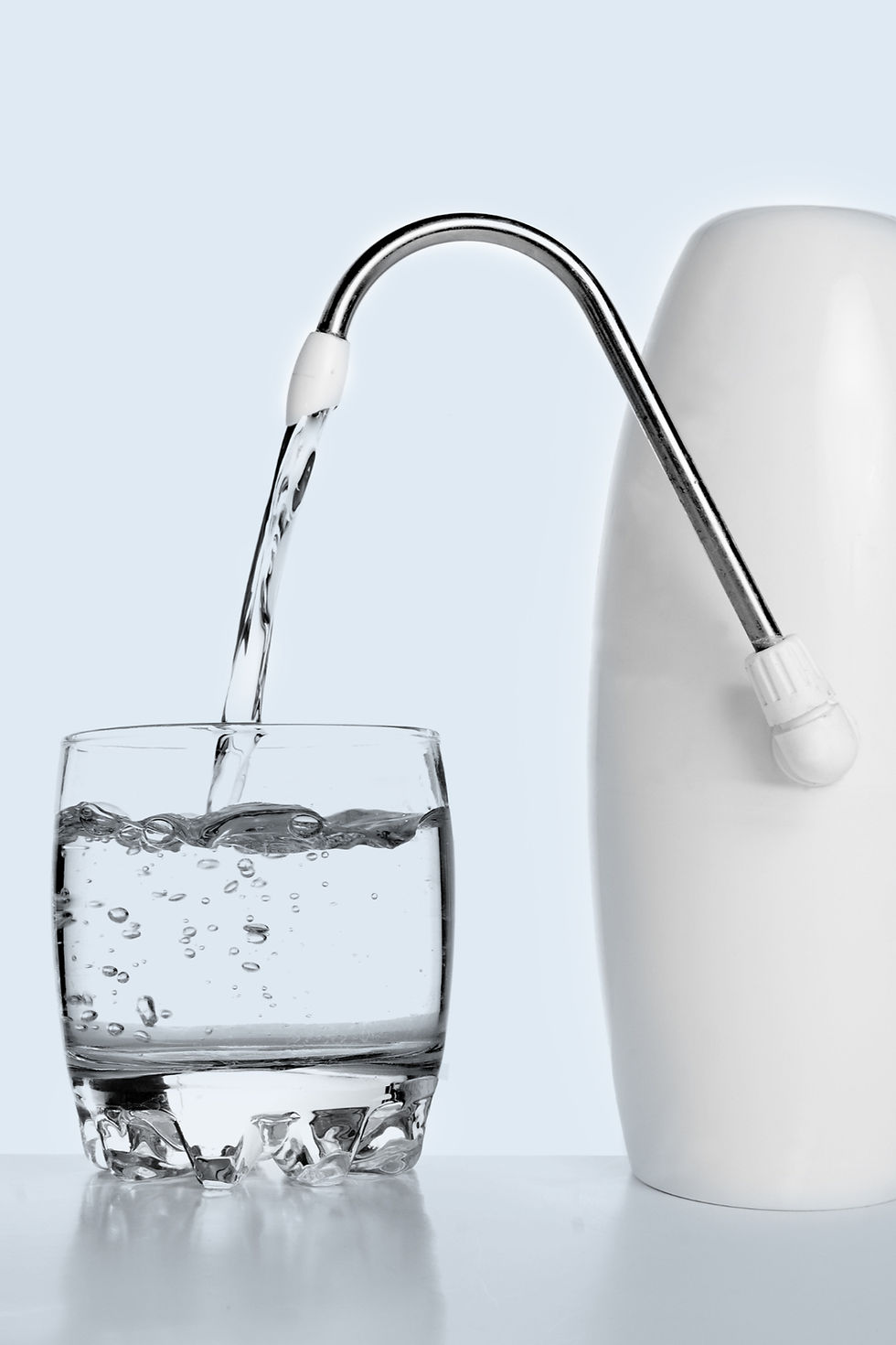 Clean purified and filtered water