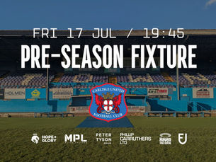 Carlisle United friendly tickets
