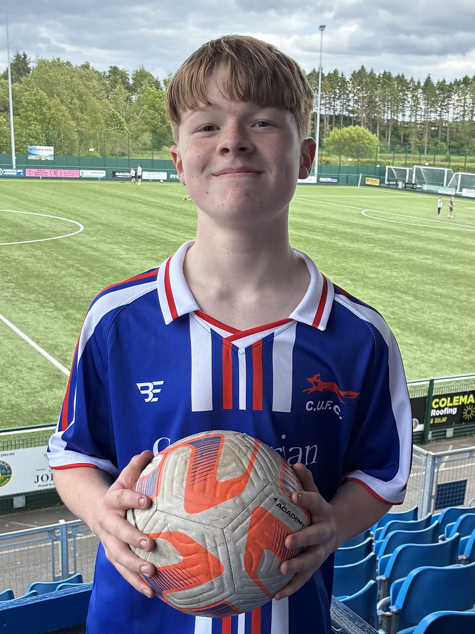 Hat~trick hero, young Jack Hopper