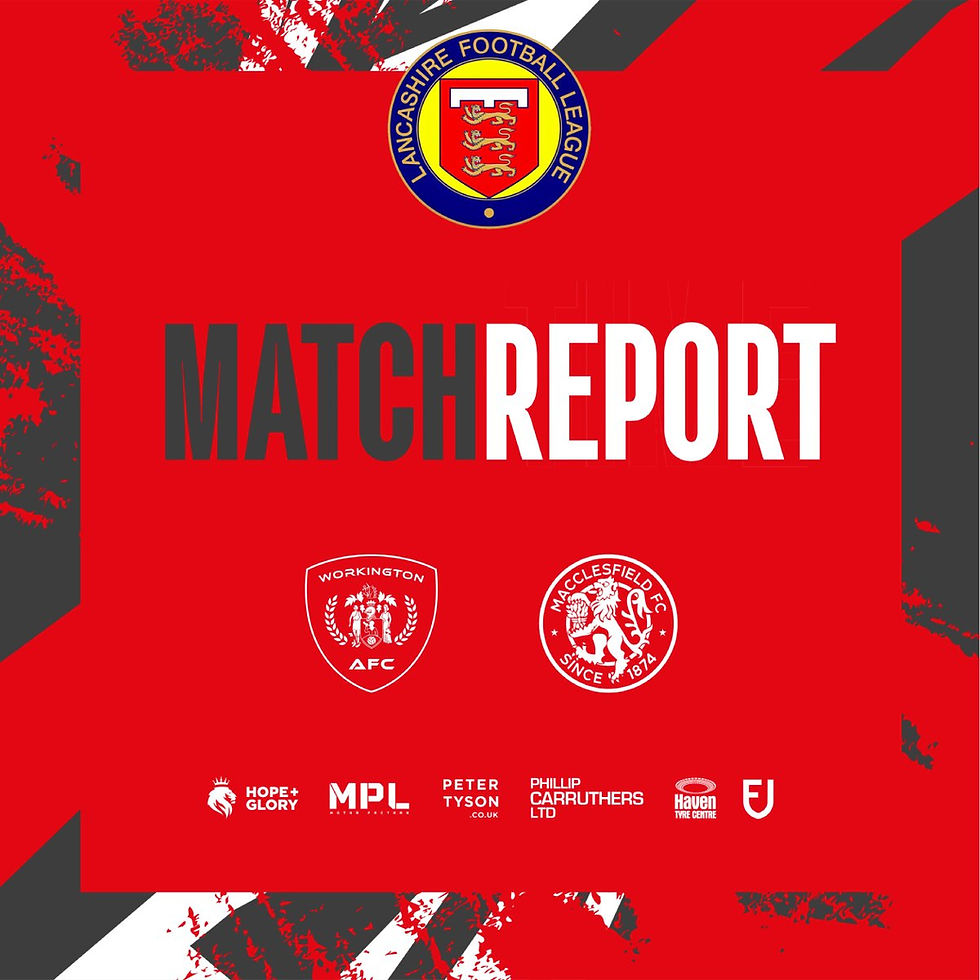 MATCH REPORT: Workington AFC U23 7-1 Macclesfield U23
