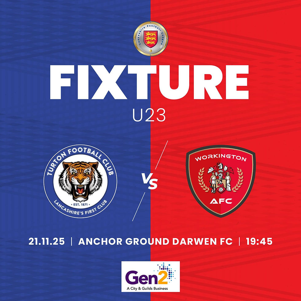 Turton FC U23 vs Workington AFC U23