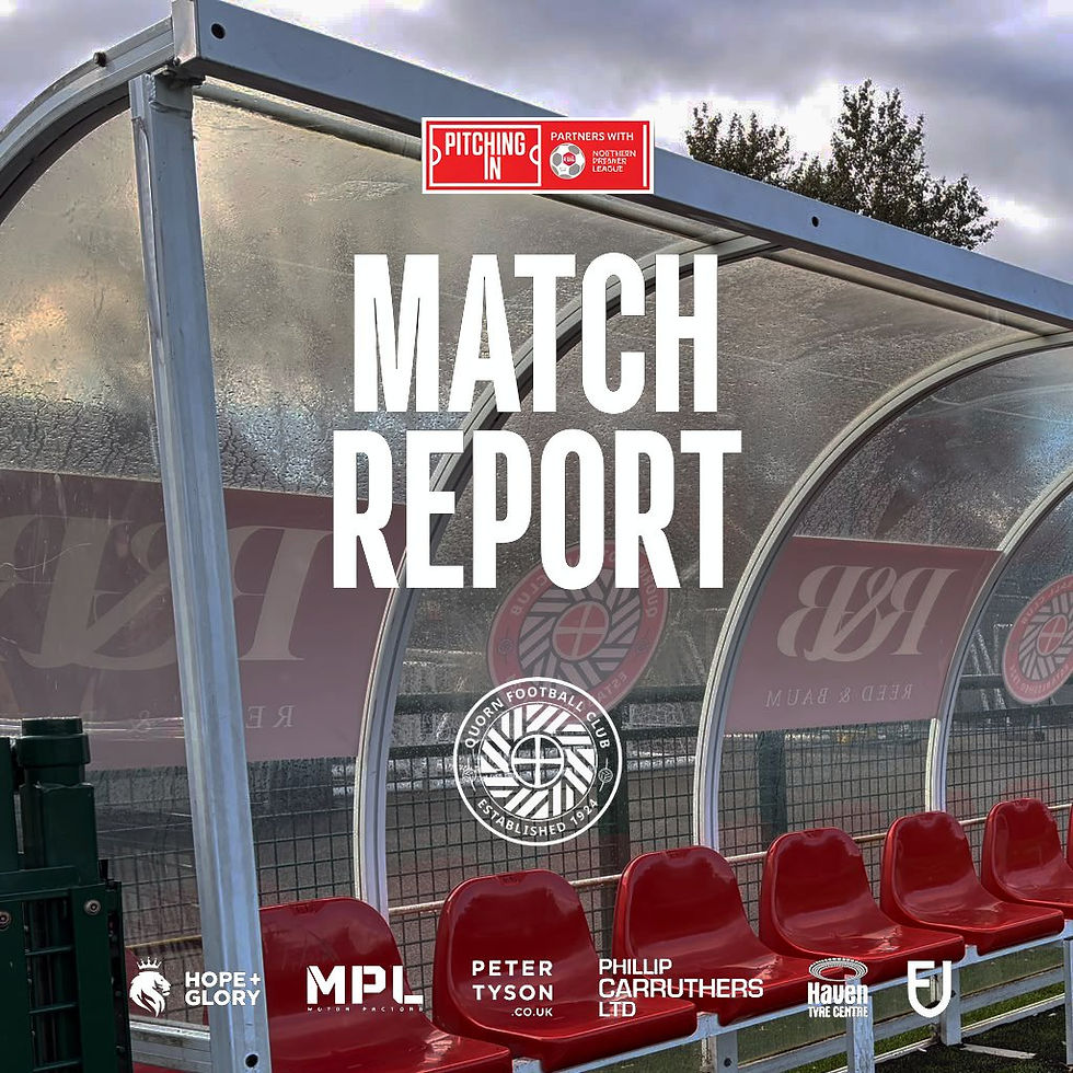 MATCH REPORT: Quorn 3-0 Workington AFC