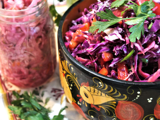 "Birthday Party in a Bowl" - Sauerkraut Salad (VIDEO)