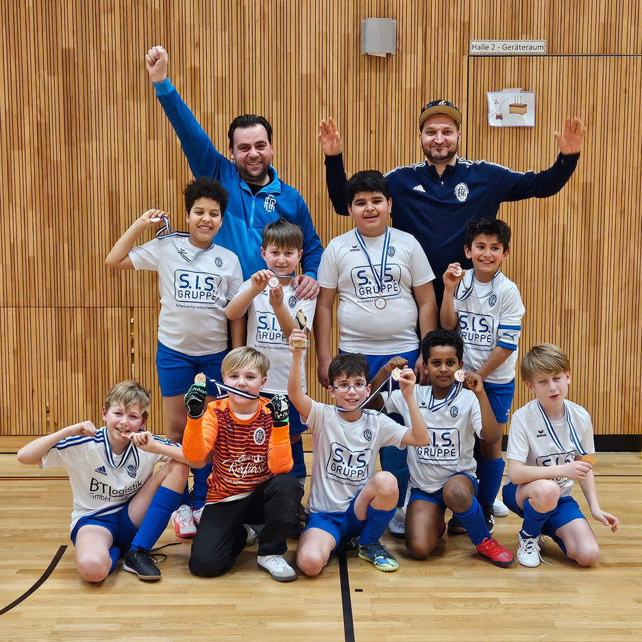 Knapper 4. Platz im letzten Hallenturnier für U10-2