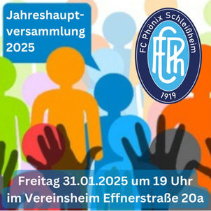 Jahreshauptversammlung am 31.01.2025