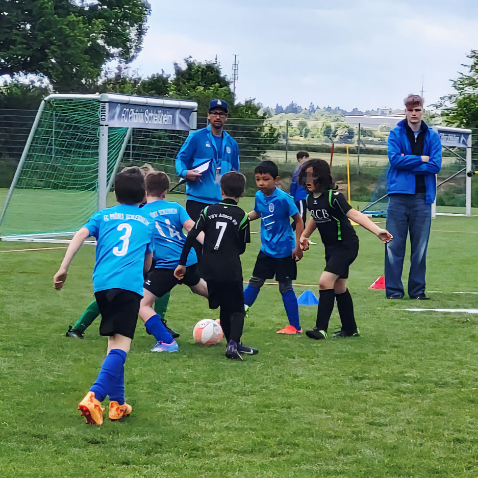U9-2 beim 5vs5 Heimturnier gefordert