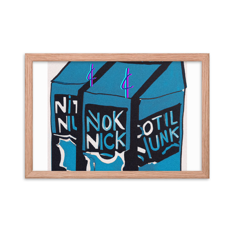 Thumbnail: Milk 001 Framed Poster