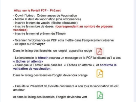 Procédure vaccination Pir3