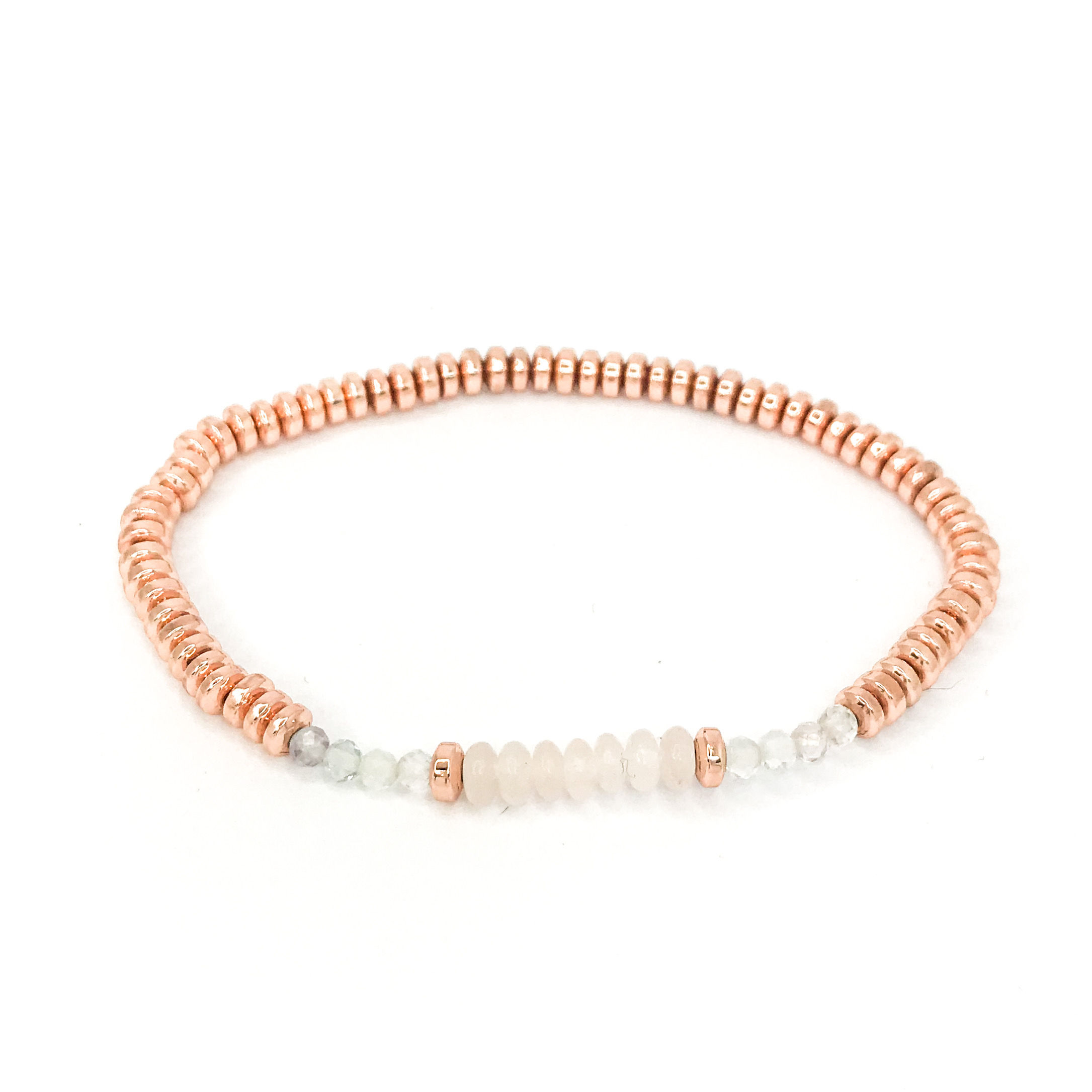 Hematite And Rose Quartz