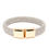 Thumbnail: Sense2 Leather Bracelet - Silver Stone