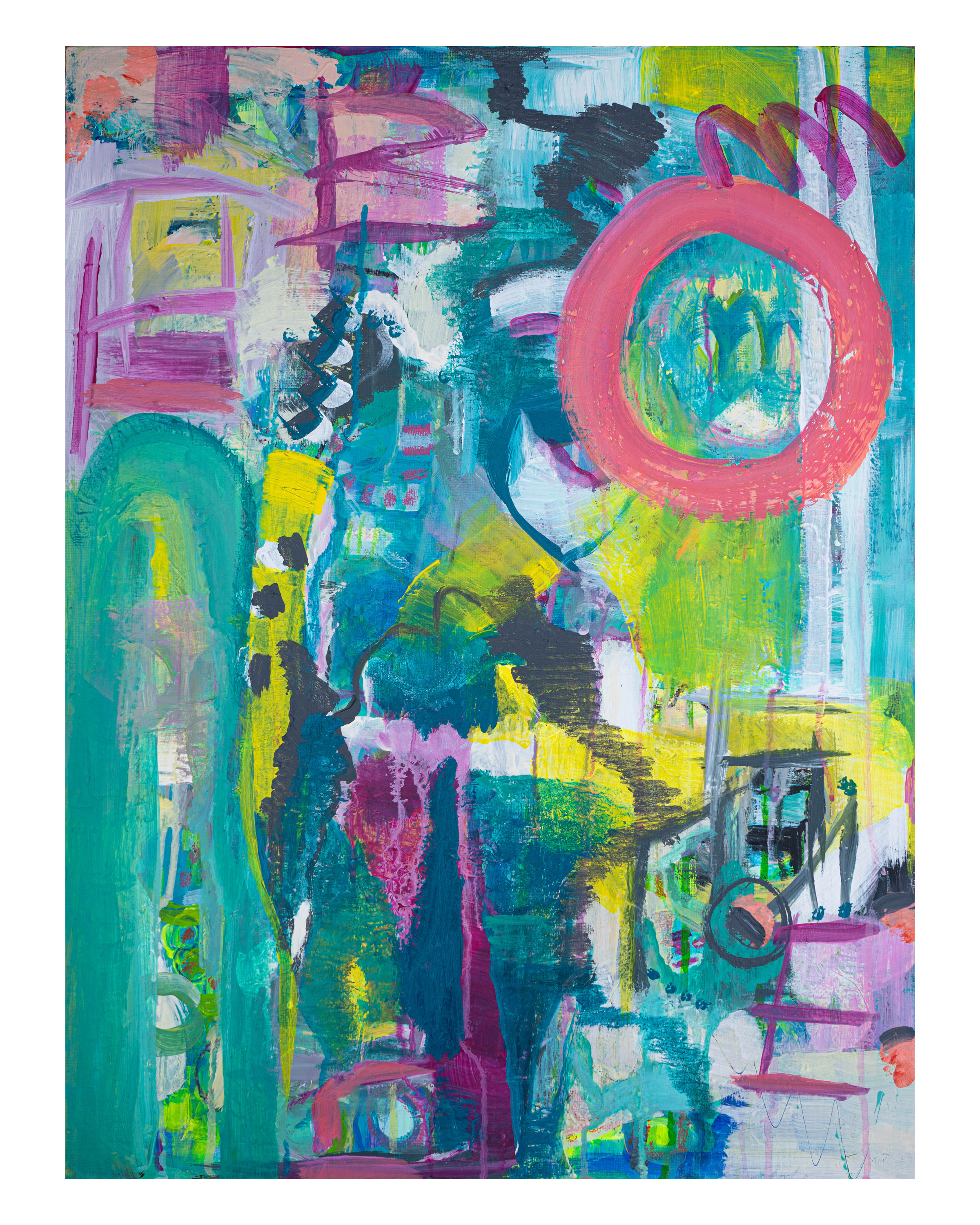 'Curious' - Painting 60x45cm