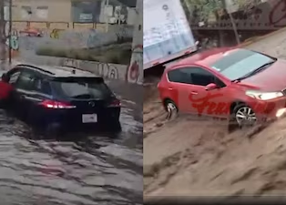 Fuertes lluvias en CDMX dejan cerca de 80 autos dañados; autoridades ofrecen apoyo a afectados