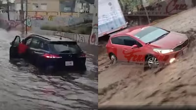 Fuertes lluvias en CDMX dejan cerca de 80 autos dañados; autoridades ofrecen apoyo a afectados