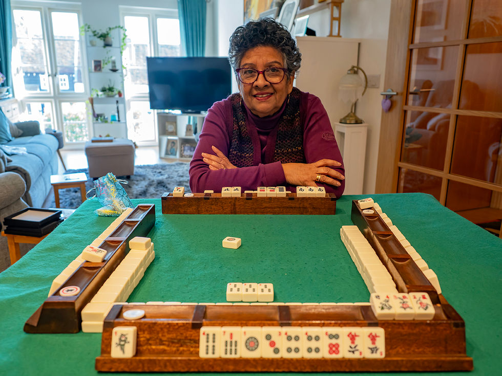 Judith Lobendham. 71. Mah Jong player