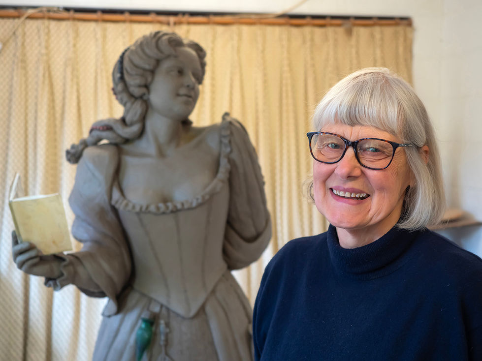 Christine Charlesworth. 75. Sculptor
