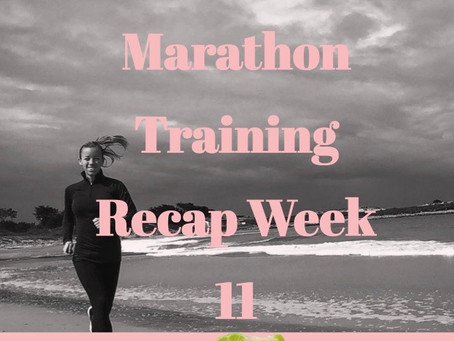 Boston and Marine Corps Marathon Training - Week 11