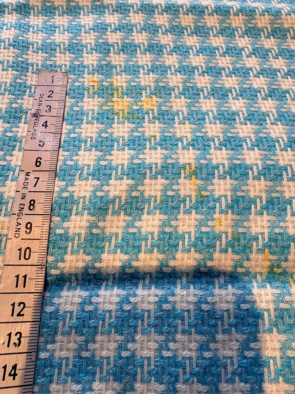 Thumbnail: Vintage Cotton Slub - blue and white