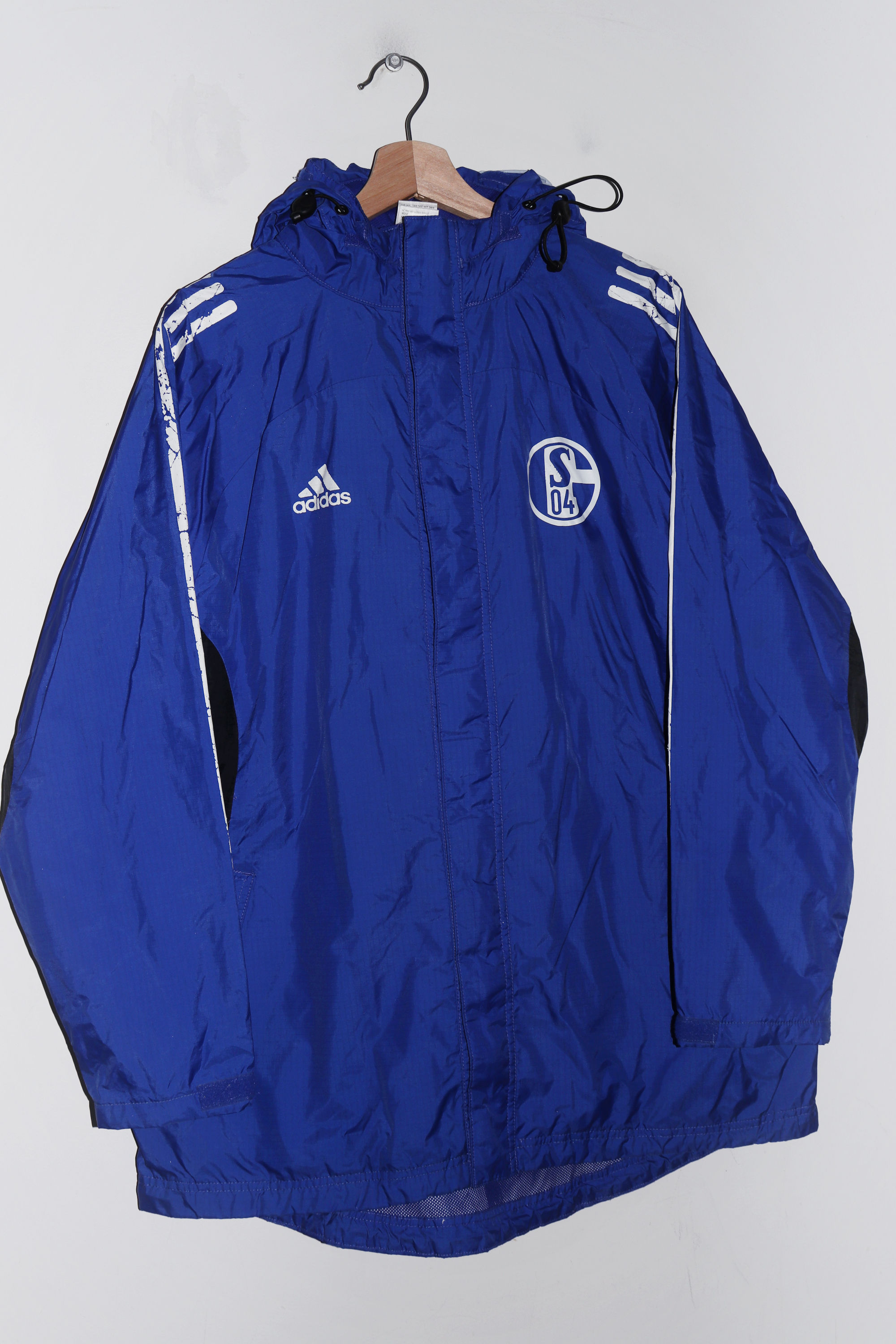 Vintage Adidas Schalke 04 Football Training Track Jacket (M-L)