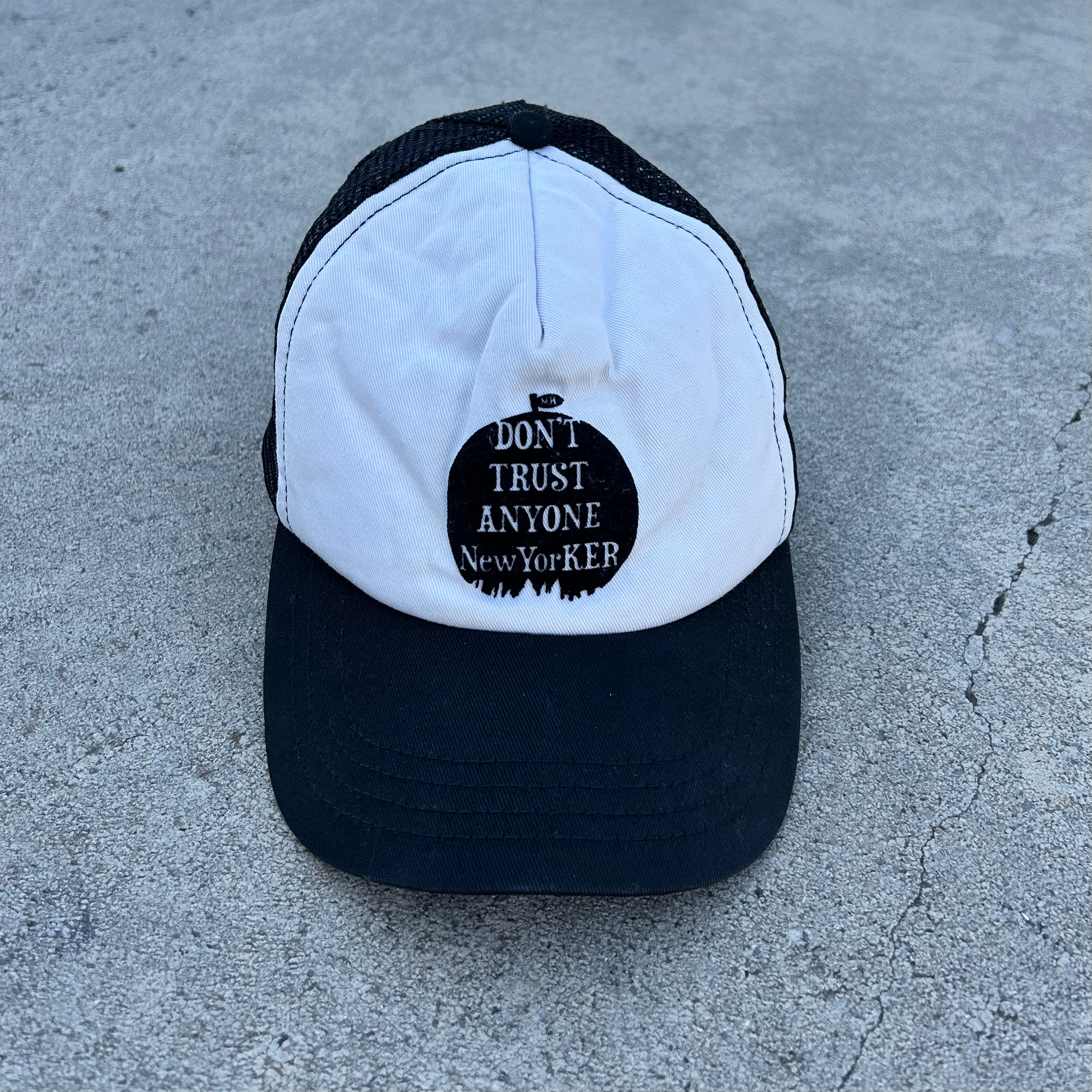 Don't Trust Anyone New Yorker Graphic Trucker Hat