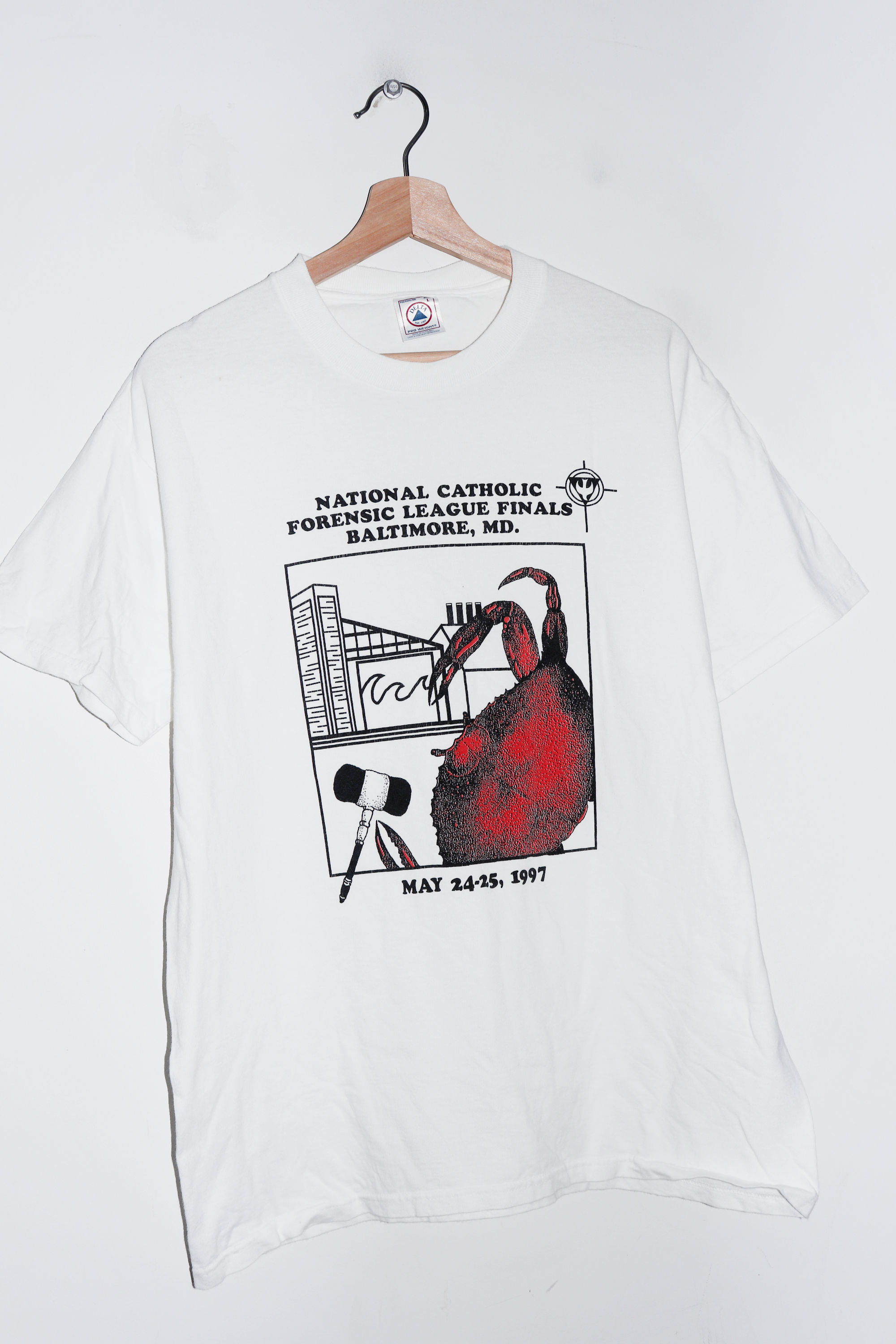Vintage 1997 Forensics Finals Competition Graphic Tee (M)