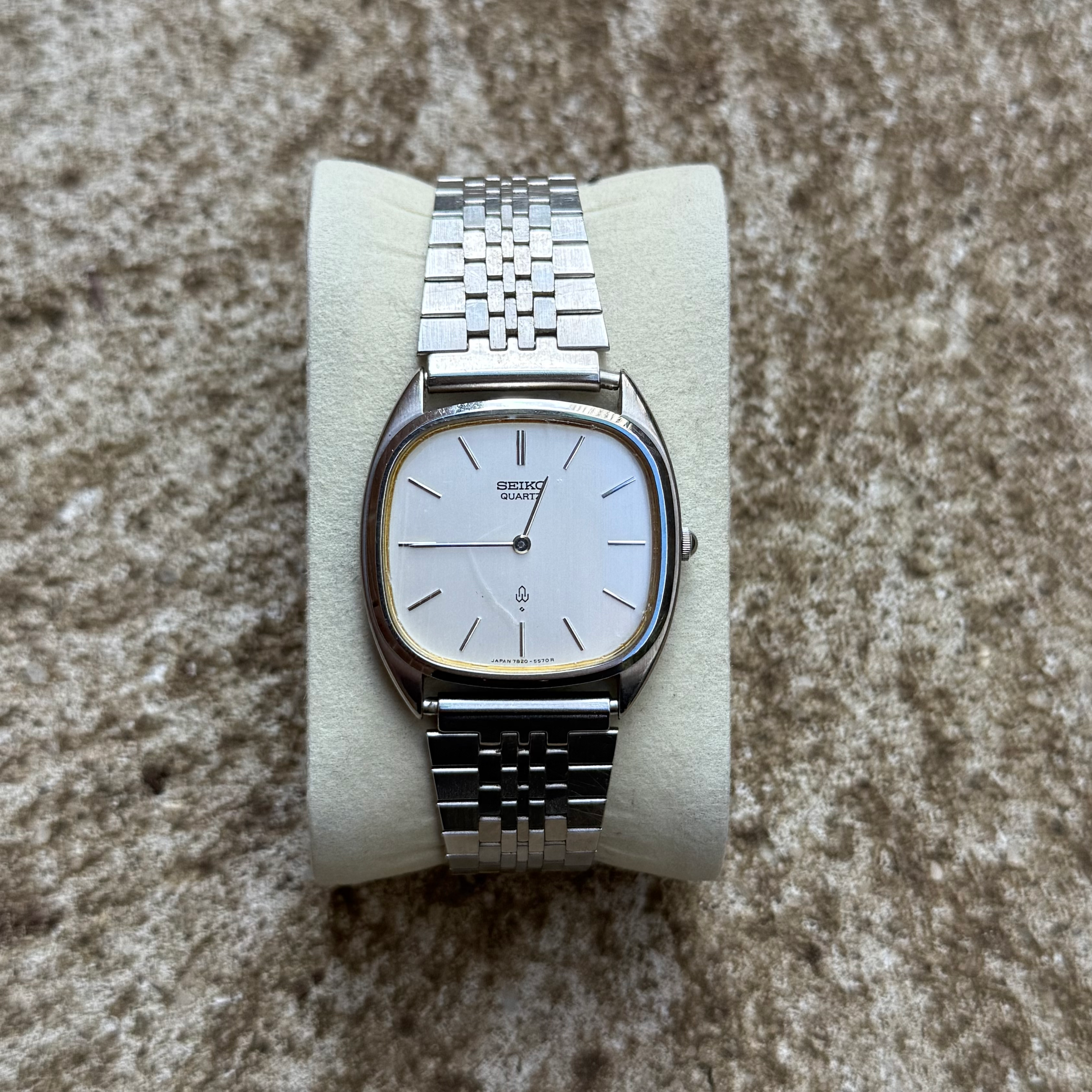 Vintage Seiko Japan Silver Quartz Watch