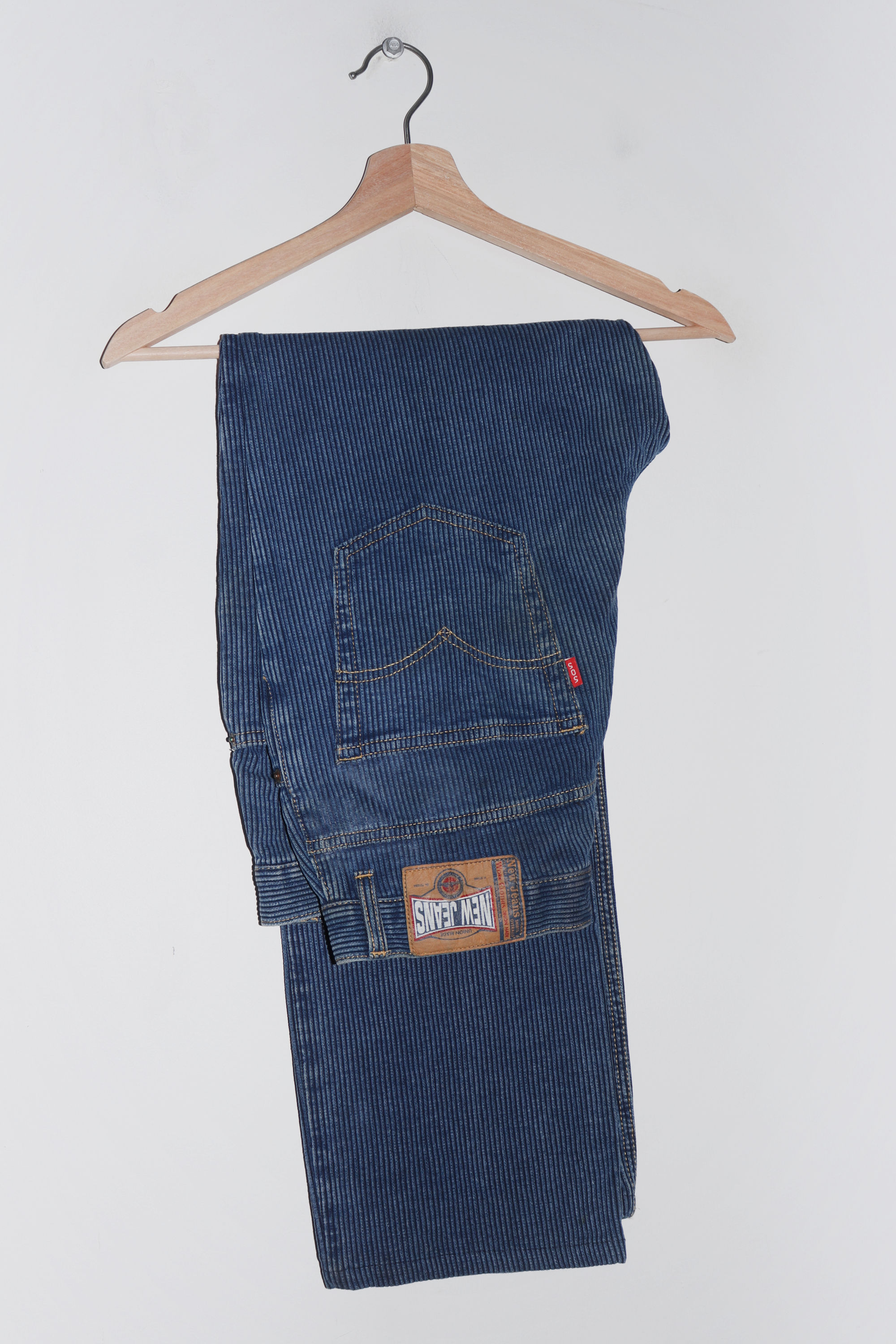 Vintage Thick Ribbed Denim Jeans (30-32)